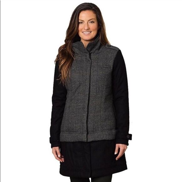 Prana Caprise Jacket Gravel Insulated Jacket Md - Picture 1 of 8